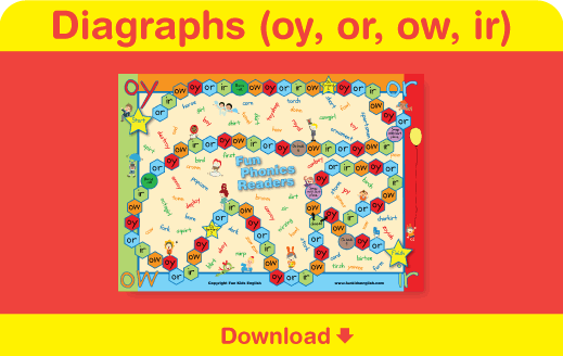 Click here to download the phonics board game.